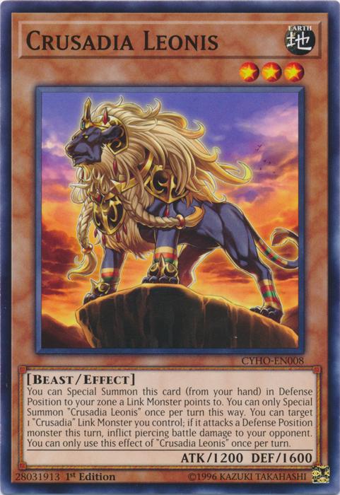 Crusadia Leonis [CYHO-EN008] Common | Jomio and Rueliete's Cards and Comics