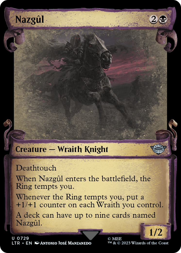 Nazgul (0729) [The Lord of the Rings: Tales of Middle-Earth Showcase Scrolls] | Jomio and Rueliete's Cards and Comics