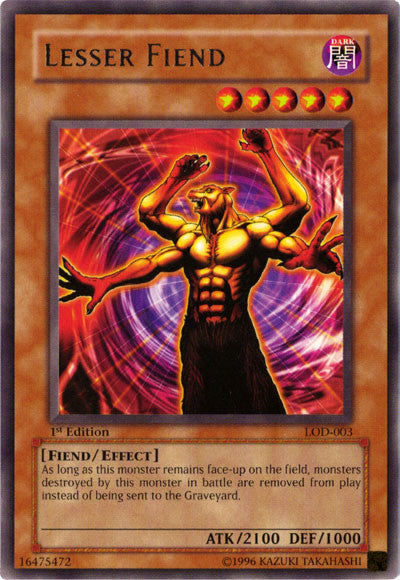 Lesser Fiend [LOD-003] Rare | Jomio and Rueliete's Cards and Comics