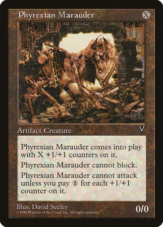 Phyrexian Marauder [Visions] | Jomio and Rueliete's Cards and Comics