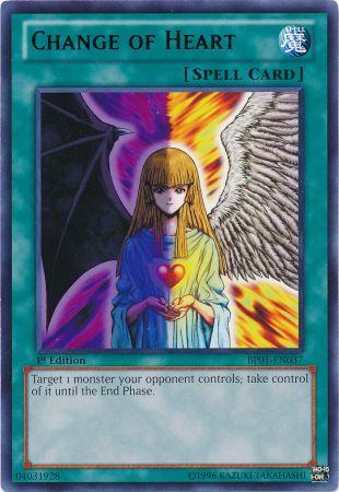 Change of Heart [BP01-EN037] Rare | Jomio and Rueliete's Cards and Comics