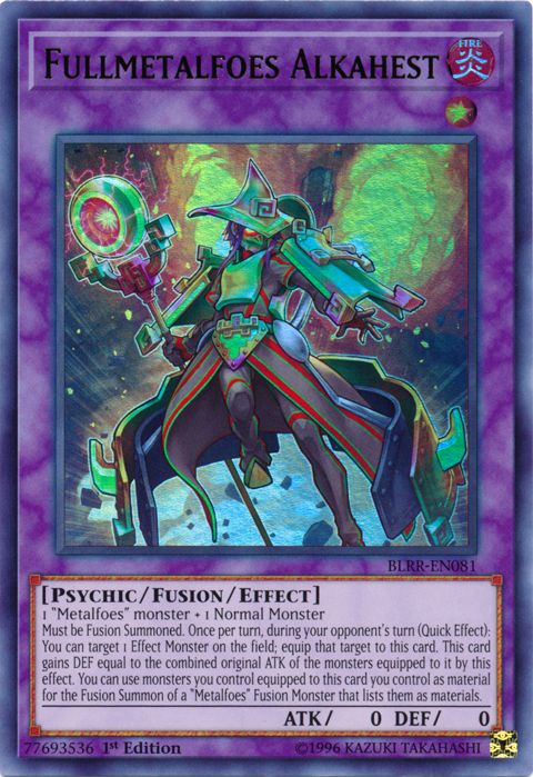 Fullmetalfoes Alkahest [BLRR-EN081] Ultra Rare | Jomio and Rueliete's Cards and Comics