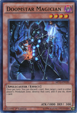 Doomstar Magician [MP15-EN120] Ultra Rare | Jomio and Rueliete's Cards and Comics