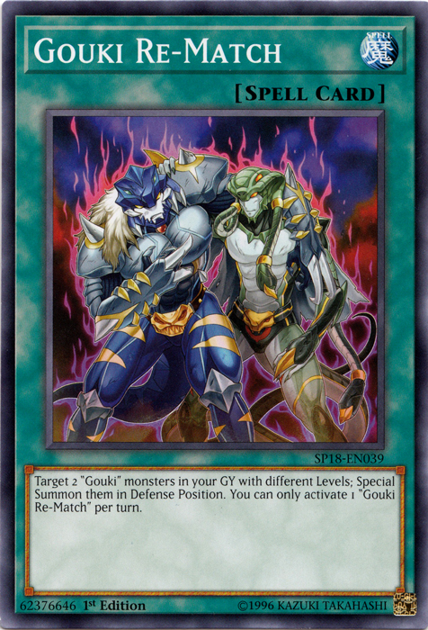 Gouki Re-Match [SP18-EN039] Common | Jomio and Rueliete's Cards and Comics