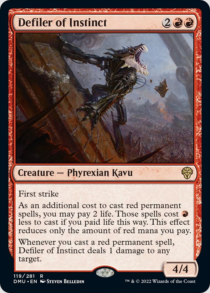 Defiler of Instinct [Dominaria United] | Jomio and Rueliete's Cards and Comics