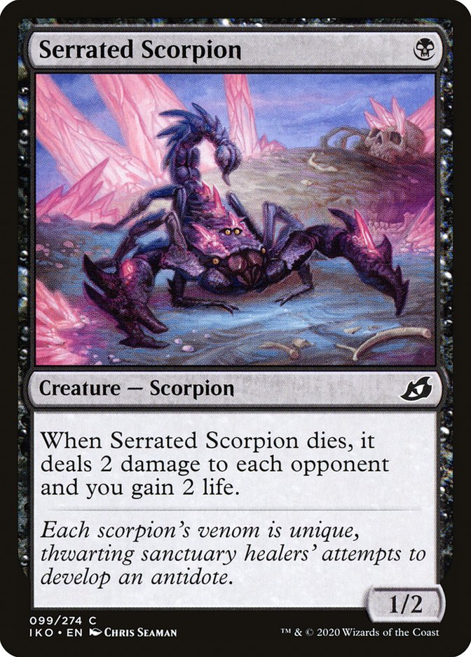 Serrated Scorpion [Ikoria: Lair of Behemoths] | Jomio and Rueliete's Cards and Comics
