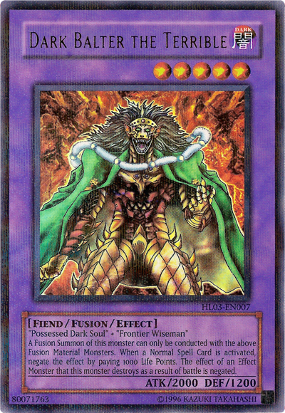 Dark Balter the Terrible [HL03-EN007] Parallel Rare | Jomio and Rueliete's Cards and Comics