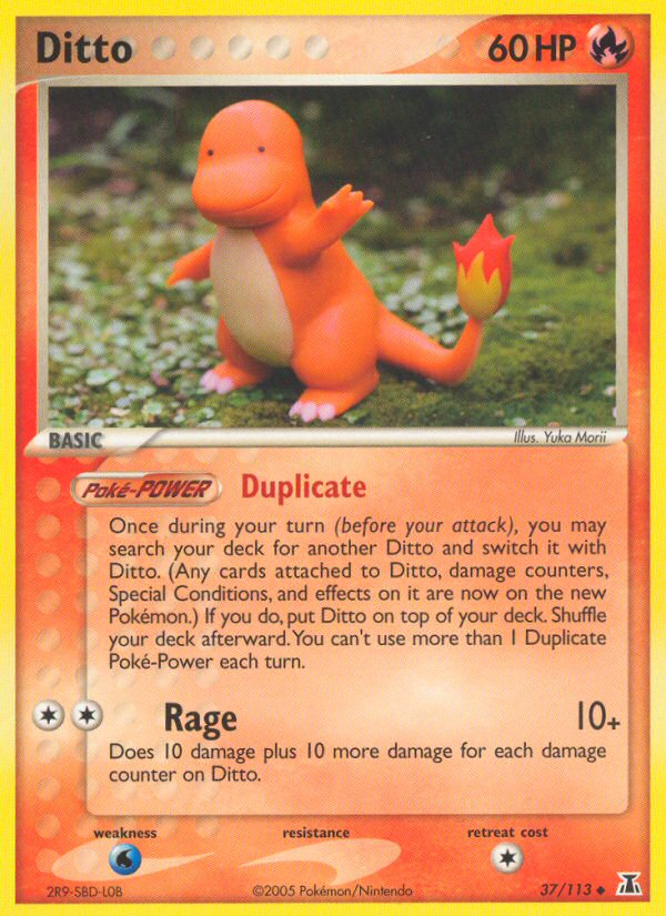 Ditto (37/113) [EX: Delta Species] | Jomio and Rueliete's Cards and Comics