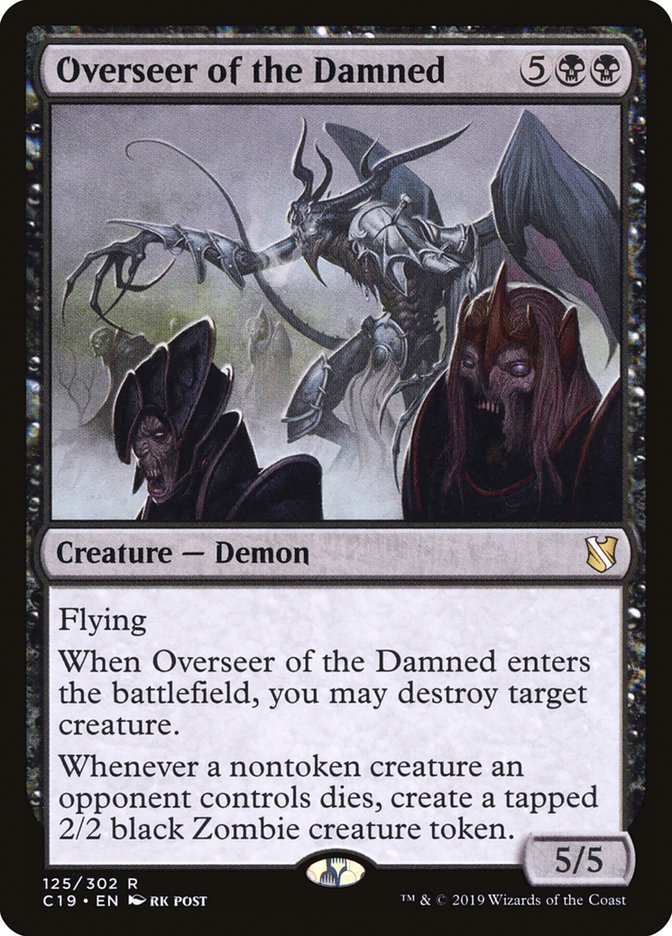 Overseer of the Damned [Commander 2019] | Jomio and Rueliete's Cards and Comics