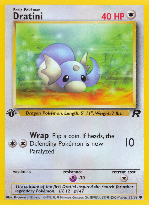 Dratini (53/82) [Team Rocket 1st Edition] | Jomio and Rueliete's Cards and Comics