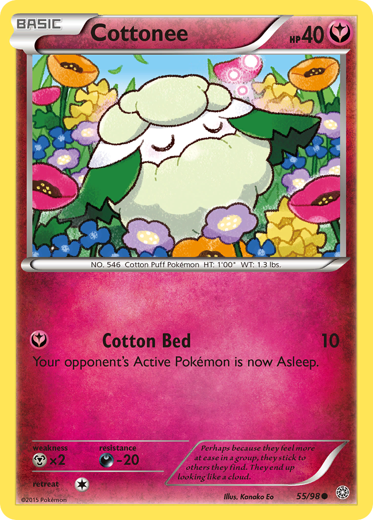 Cottonee (55/98) [XY: Ancient Origins] | Jomio and Rueliete's Cards and Comics