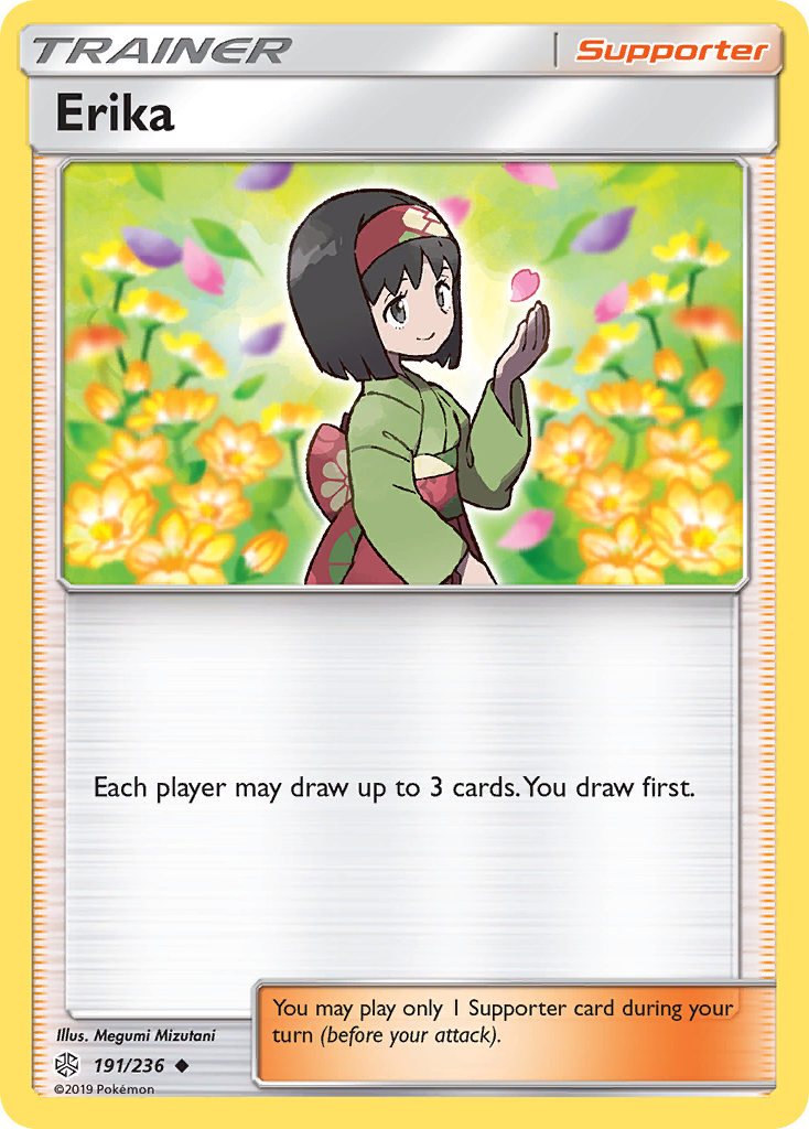Erika (191/236) [Sun & Moon: Cosmic Eclipse] | Jomio and Rueliete's Cards and Comics