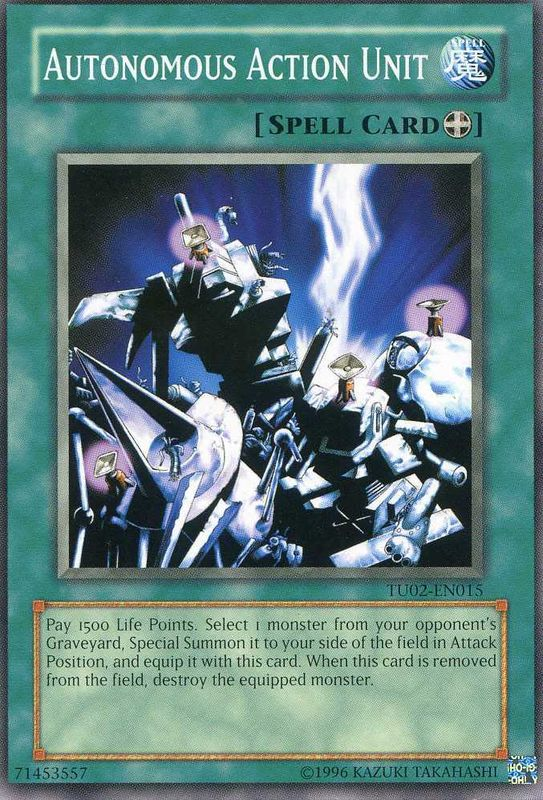 Autonomous Action Unit [TU02-EN015] Common | Jomio and Rueliete's Cards and Comics