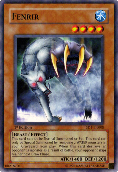 Fenrir [SD4-EN008] Common | Jomio and Rueliete's Cards and Comics