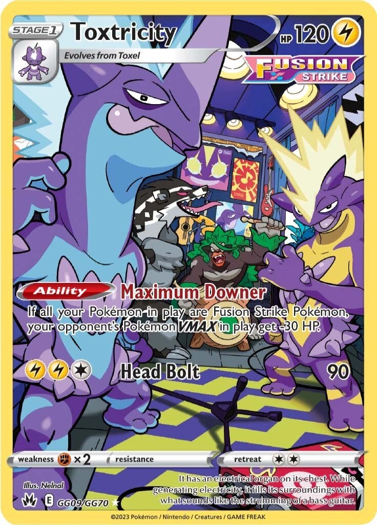 Toxtricity (GG09/GG70) [Sword & Shield: Crown Zenith] | Jomio and Rueliete's Cards and Comics