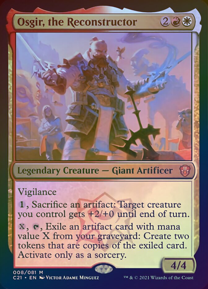 Osgir, the Reconstructor (Display Commander) [Commander 2021] | Jomio and Rueliete's Cards and Comics