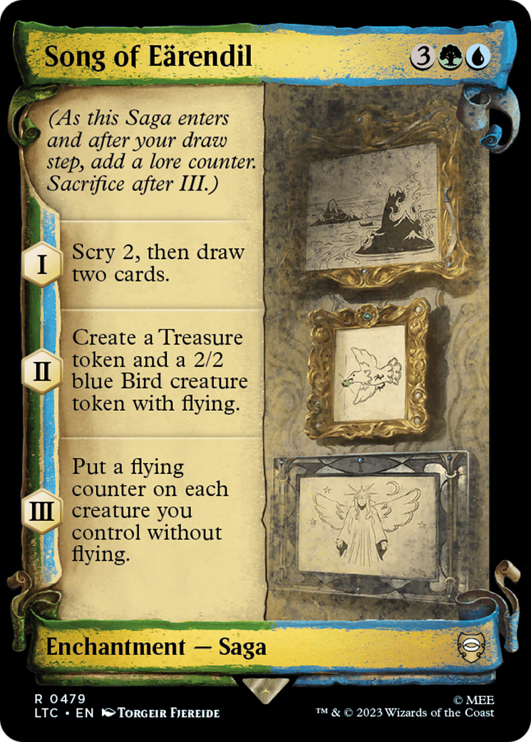 Song of Earendil [The Lord of the Rings: Tales of Middle-Earth Commander Showcase Scrolls] | Jomio and Rueliete's Cards and Comics
