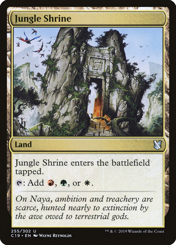 Jungle Shrine [Commander 2019] | Jomio and Rueliete's Cards and Comics