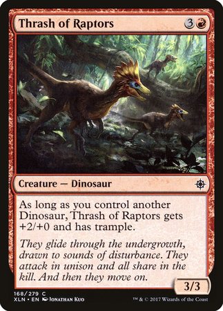 Thrash of Raptors [Ixalan] | Jomio and Rueliete's Cards and Comics