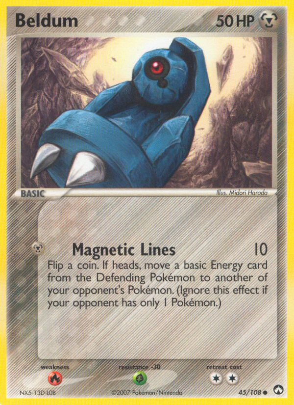 Beldum (45/108) [EX: Power Keepers] | Jomio and Rueliete's Cards and Comics