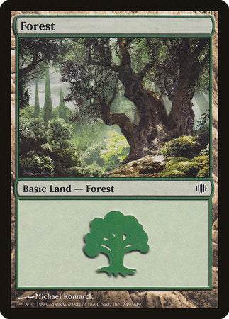 Forest (249) [Shards of Alara] | Jomio and Rueliete's Cards and Comics