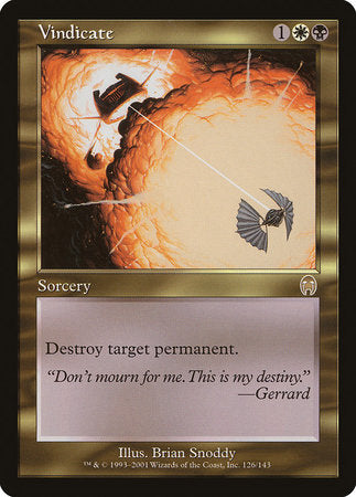 Vindicate [Apocalypse] | Jomio and Rueliete's Cards and Comics