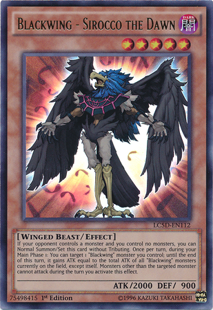 Blackwing - Sirocco the Dawn [LC5D-EN112] Ultra Rare | Jomio and Rueliete's Cards and Comics
