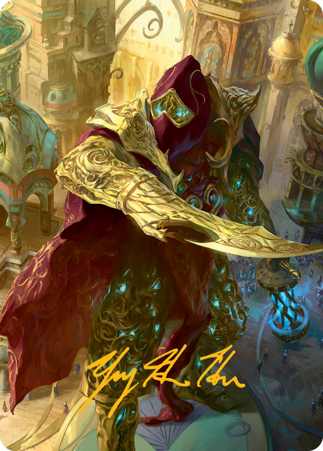 Baral, Chief of Compliance Art Card (Gold-Stamped Signature) [March of the Machine Art Series] | Jomio and Rueliete's Cards and Comics