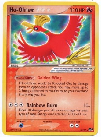 Ho-Oh ex (17/17) (Non-Holo) [POP Series 3] | Jomio and Rueliete's Cards and Comics