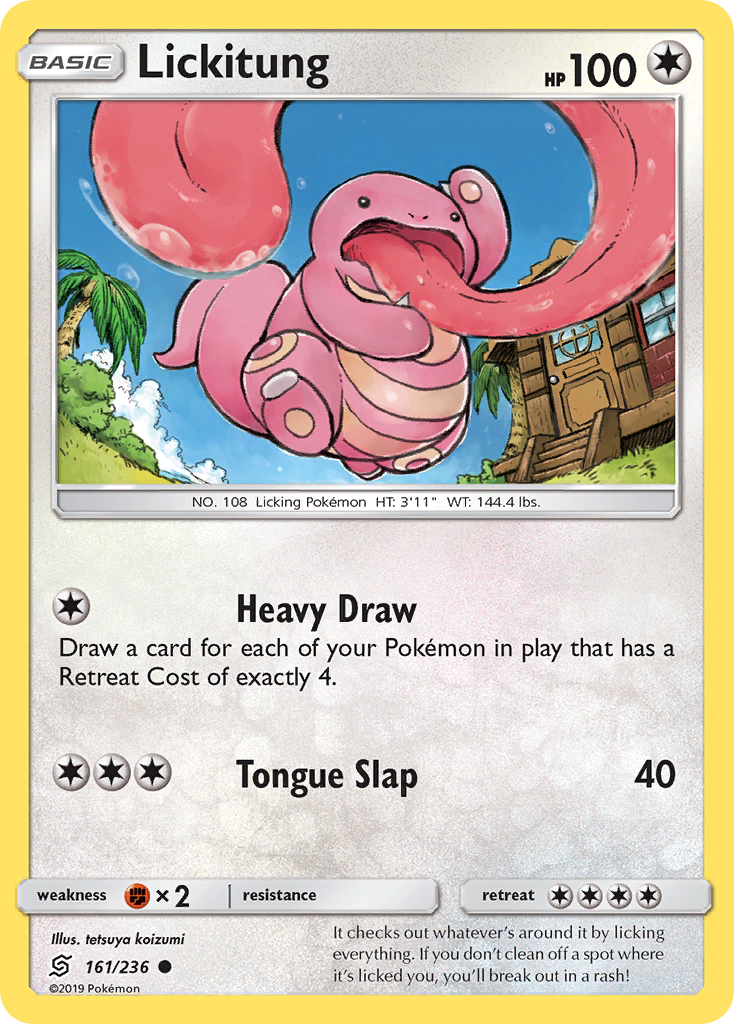 Lickitung (161/236) [Sun & Moon: Unified Minds] | Jomio and Rueliete's Cards and Comics