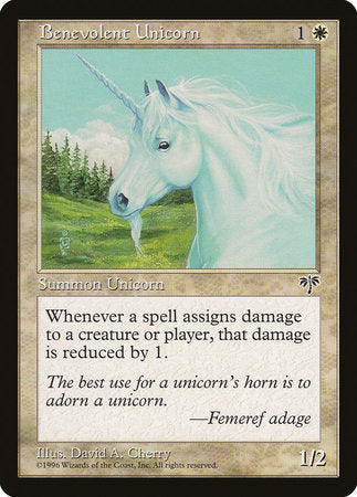 Benevolent Unicorn [Mirage] | Jomio and Rueliete's Cards and Comics