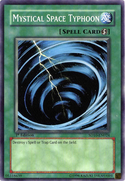 Mystical Space Typhoon [SD10-EN024] Common | Jomio and Rueliete's Cards and Comics