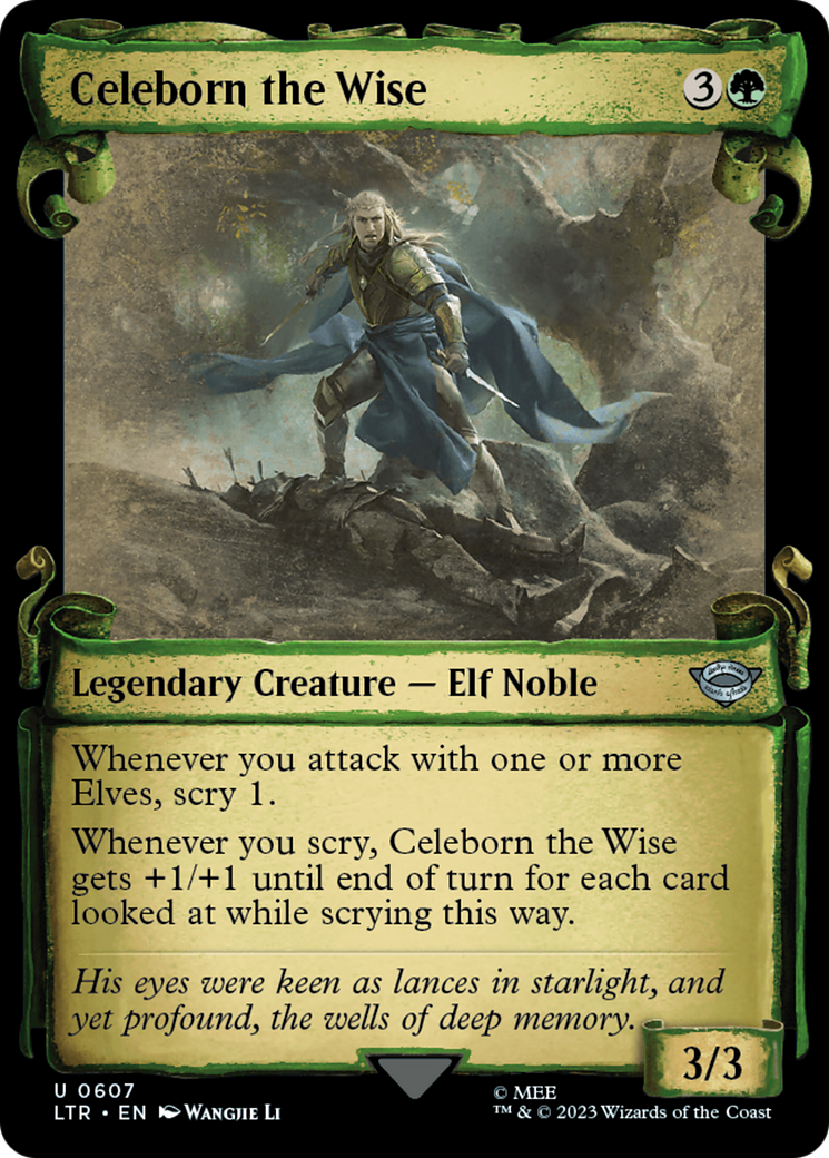 Celeborn the Wise [The Lord of the Rings: Tales of Middle-Earth Showcase Scrolls] | Jomio and Rueliete's Cards and Comics