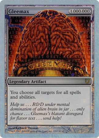 Gleemax (Alternate Foil) [Unhinged] | Jomio and Rueliete's Cards and Comics