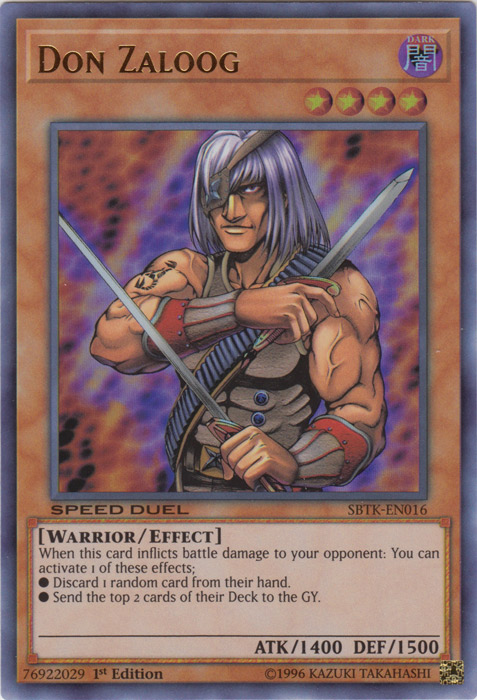Don Zaloog [SBTK-EN016] Ultra Rare | Jomio and Rueliete's Cards and Comics
