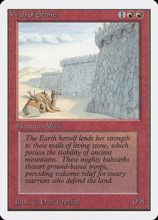 Wall of Stone [Unlimited Edition] | Jomio and Rueliete's Cards and Comics