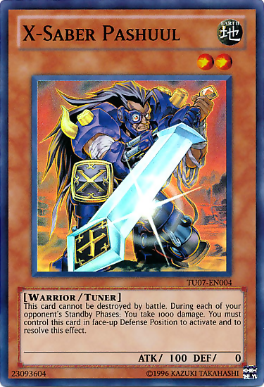 X-Saber Pashuul [TU07-EN004] Super Rare | Jomio and Rueliete's Cards and Comics