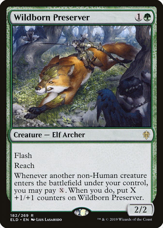 Wildborn Preserver [Throne of Eldraine] | Jomio and Rueliete's Cards and Comics