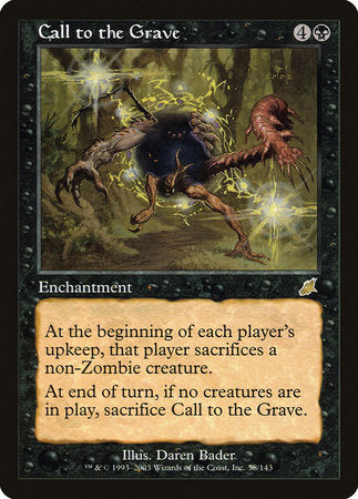 Call to the Grave [Scourge] | Jomio and Rueliete's Cards and Comics