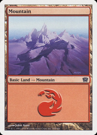 Mountain (344) [Ninth Edition] | Jomio and Rueliete's Cards and Comics