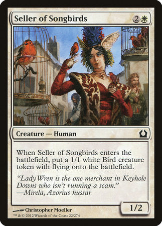 Seller of Songbirds [Return to Ravnica] | Jomio and Rueliete's Cards and Comics