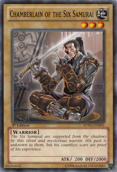 Chamberlain of the Six Samurai [SDWA-EN001] Common | Jomio and Rueliete's Cards and Comics