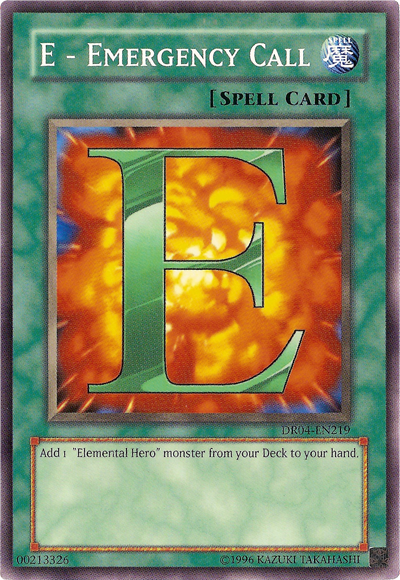 E - Emergency Call [DR04-EN219] Common | Jomio and Rueliete's Cards and Comics