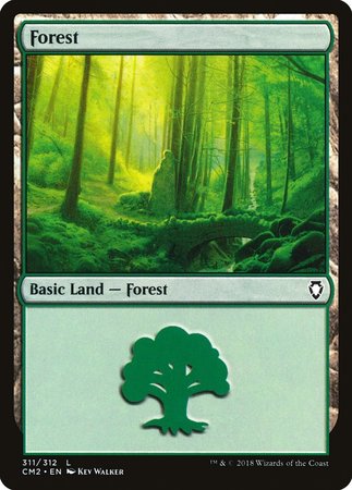 Forest (311) [Commander Anthology Volume II] | Jomio and Rueliete's Cards and Comics