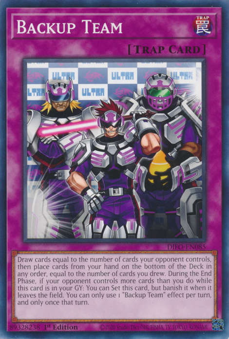 Backup Team [DIFO-EN085] Common | Jomio and Rueliete's Cards and Comics