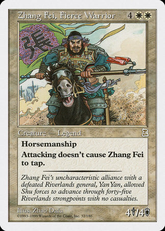 Zhang Fei, Fierce Warrior [Portal Three Kingdoms] | Jomio and Rueliete's Cards and Comics