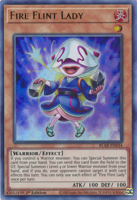 Fire Flint Lady [BLAR-EN034] Ultra Rare | Jomio and Rueliete's Cards and Comics