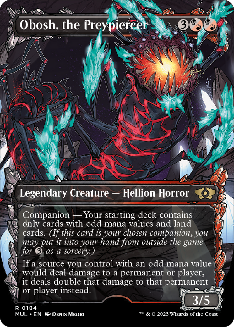 Obosh, the Preypiercer (Halo Foil) [Multiverse Legends] | Jomio and Rueliete's Cards and Comics