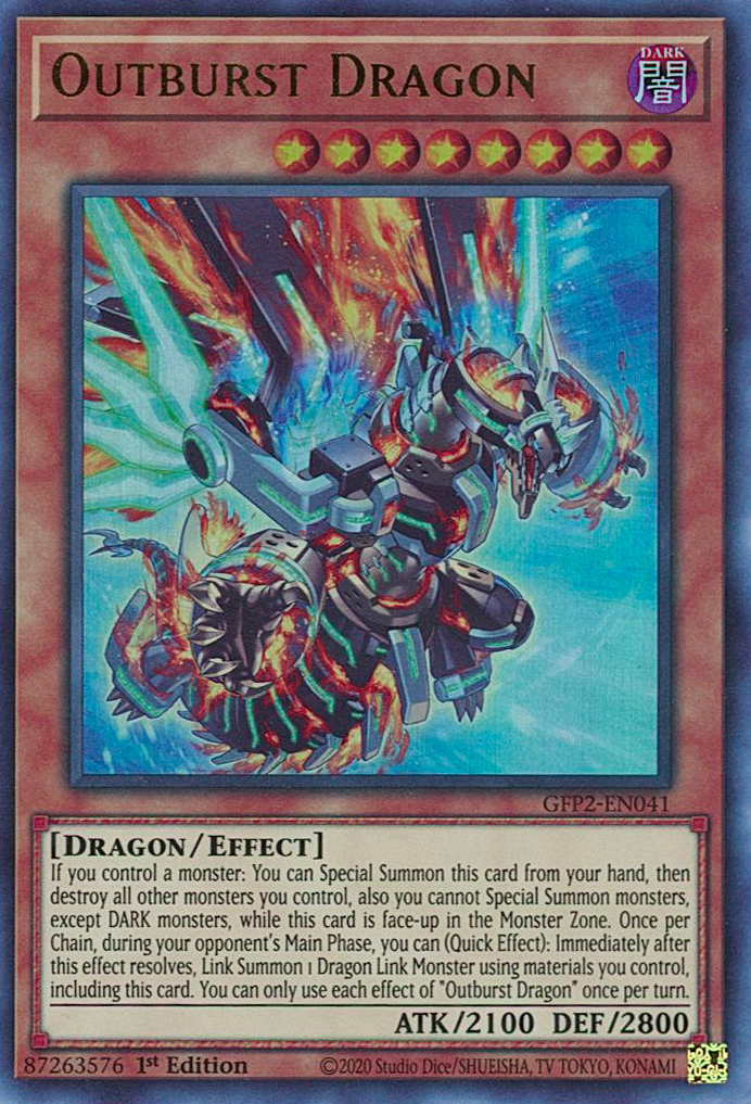 Outburst Dragon [GFP2-EN041] Ultra Rare | Jomio and Rueliete's Cards and Comics