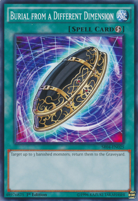 Burial from a Different Dimension [SR04-EN025] Common | Jomio and Rueliete's Cards and Comics